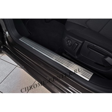 Накладки на внутренние пороги VW Passat B6/B7/CC бренд – Avisa главное фото